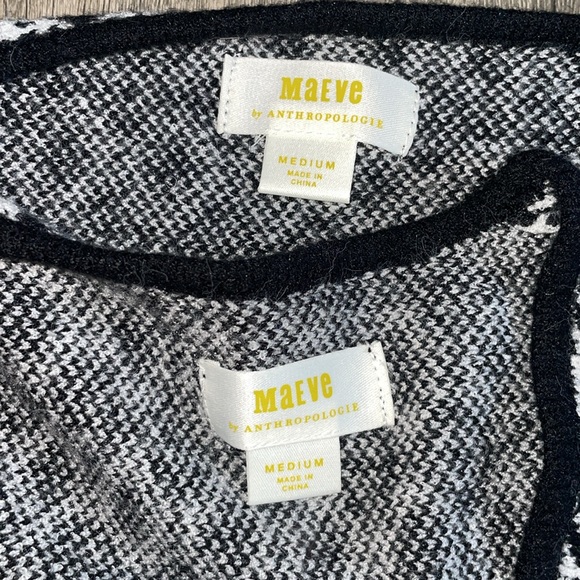 Anthropologie Maeve Floral Sweater Tank & Shrug Set Super Soft Size M - Picture 8 of 11